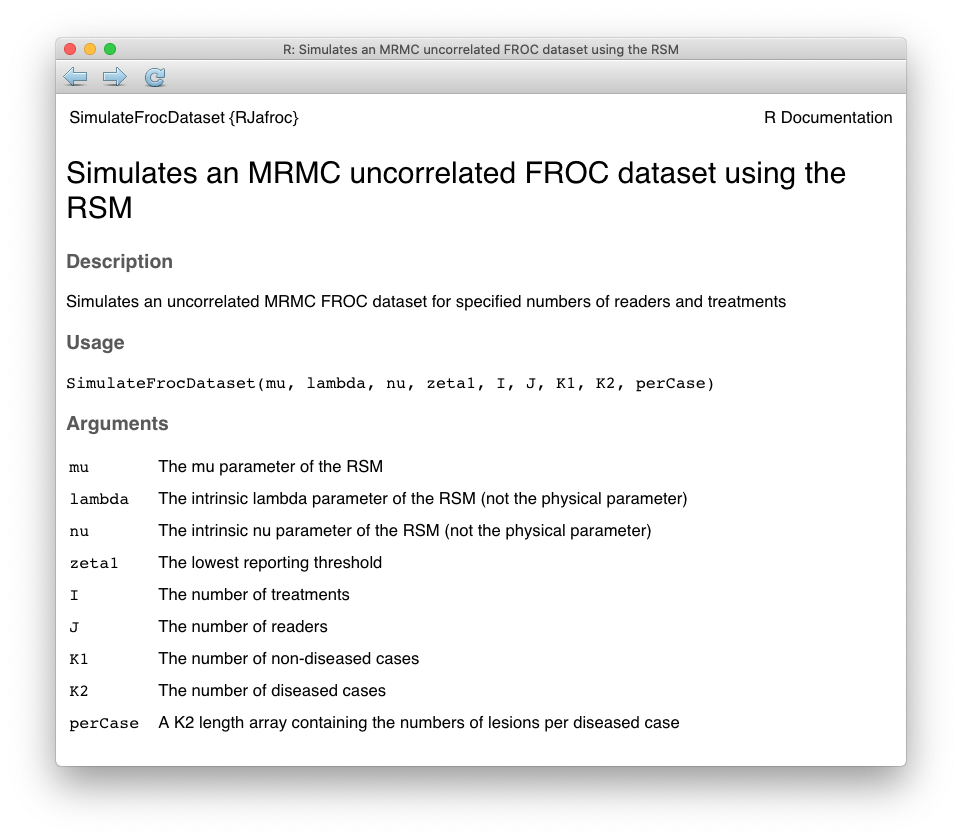 Help page for RJafroc function SimulateFrocDataset