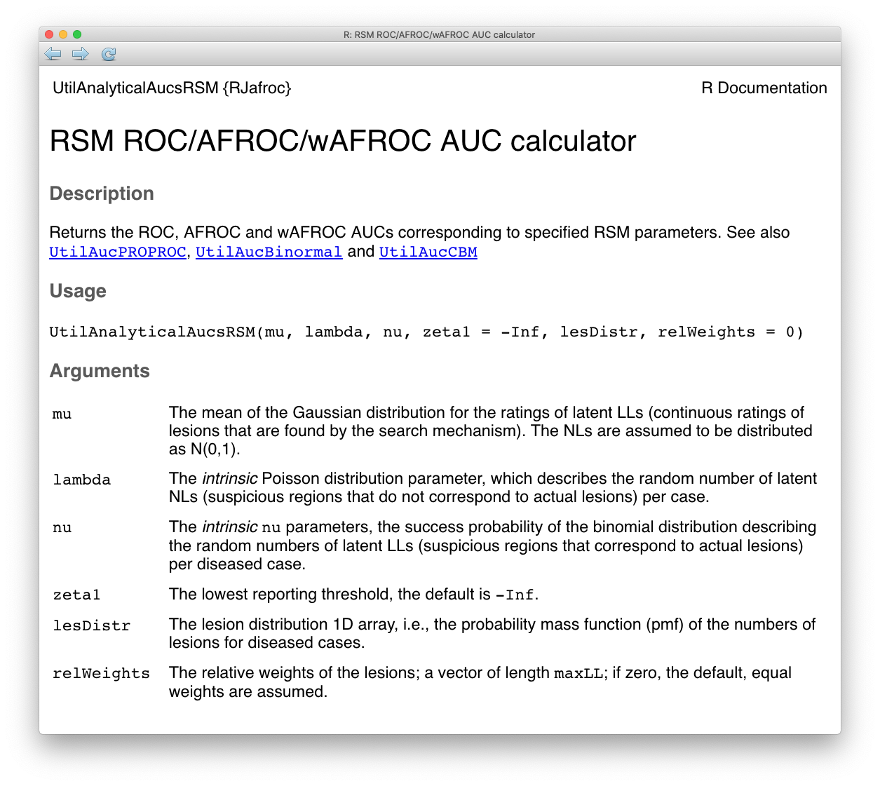 Help page for `RJafroc` function `UtilAnalyticalAucsRSM`.